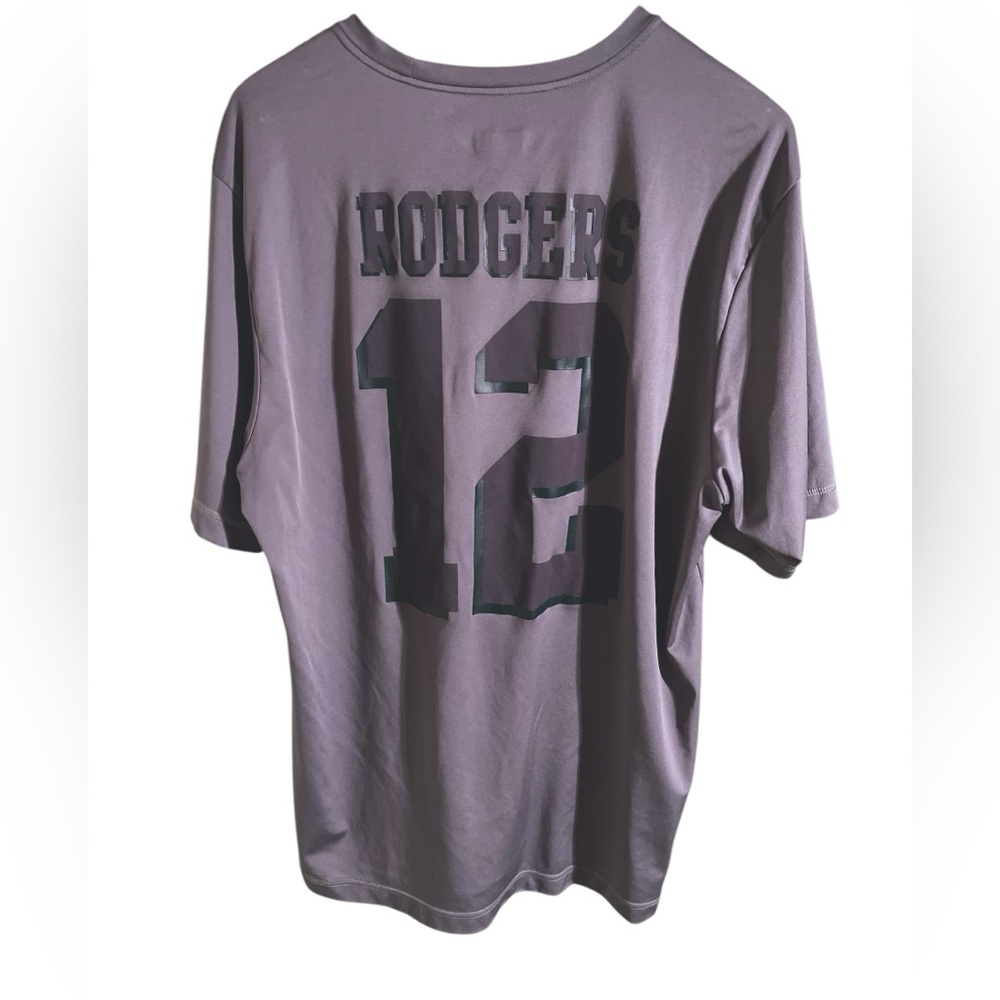 Green Bay Packers NFL TX3 Cool Gray Aaron Rodgers #12 Jersey XL - Picture 5 of 6
